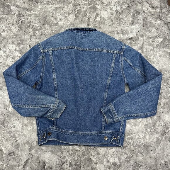 Vintage Lee Denim Jean Jacket Size 16 Youth Girls Made In Canada - Picture 2 of 6